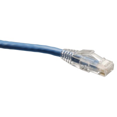 Cat6 Gigabit Solid RJ45 M&sol;MBlue 175ft