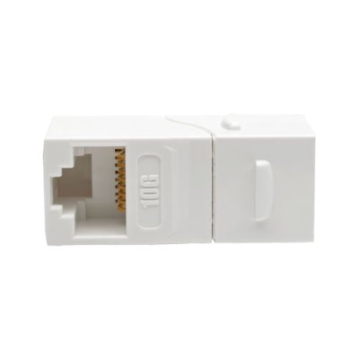 Cat6aCoupler White RJ45 F/F Cat6aCoupler White RJ45 F/F
