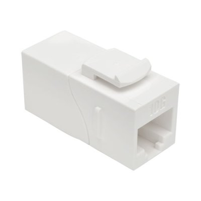 Cat6aCoupler White RJ45 F&sol;F