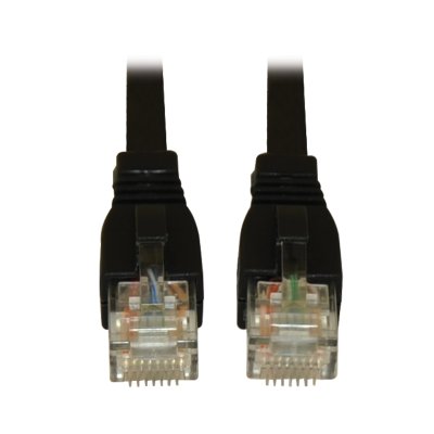 Patch Cable RJ45 M&sol;M Black 10ft