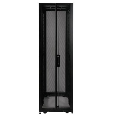 Armoire rack pour serveur de profondeur standard SmartRack 42U avec portes et panneaux latéraux Armoire rack pour serveur de profondeur standard SmartRack 42U avec portes et panneaux latéraux