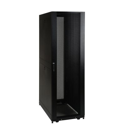 Armoire rack pour serveur de profondeur standard SmartRack 42U avec portes et panneaux lat&eacute;raux