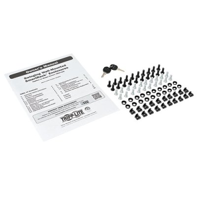 Armoire rack à montage mural, profondeur de commutateur et profil compact 10U SmartRack, charnières dorsales Armoire rack à montage mural, profondeur de commutateur et profil compact 10U SmartRack, charnières dorsales