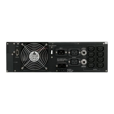 Onduleur double conversion 230V 3 kVA 2,4 kW SmartOnline, rack/tour 3U, fonctionnement étendu, option SNMPWEBCARD, USB, DB9 série Onduleur double conversion 230V 3 kVA 2,4 kW SmartOnline, rack/tour 3U, fonctionnement étendu, option SNMPWEBCARD, USB, DB9 série