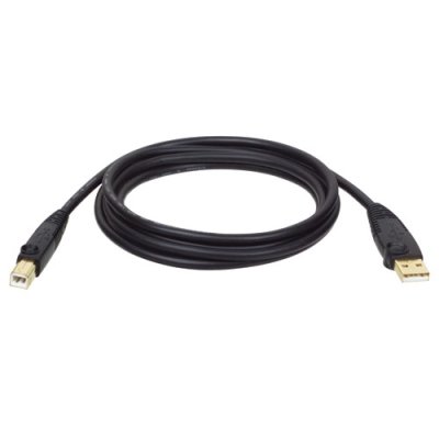 USB 2&period;0 Hi-Speed A&sol;B Cable M&sol;M 10-ft