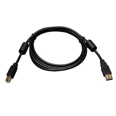 USB 2&period;0 Hi-Speed A&sol;B Cable with Ferrite
