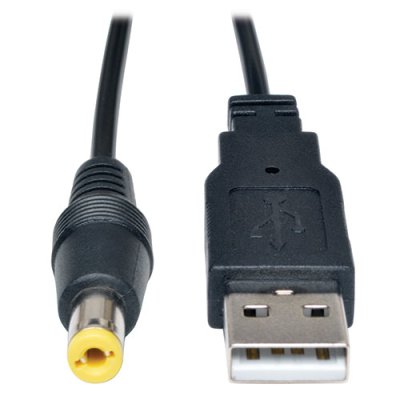USB to Type M 5V DC Power Cable 3ft