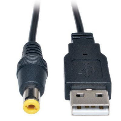 USB to Type N 5V DC Power Cable 3ft