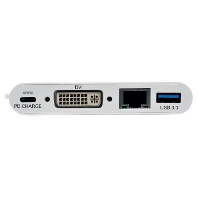 USB 3.1 Gen 1 USB-C to DVI Adptr w/USB-A USB 3.1 Gen 1 USB-C to DVI Adptr w/USB-A