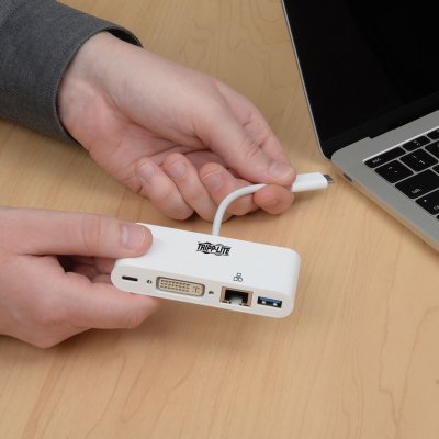 USB 3.1 Gen 1 USB-C to DVI Adptr w/USB-A USB 3.1 Gen 1 USB-C to DVI Adptr w/USB-A