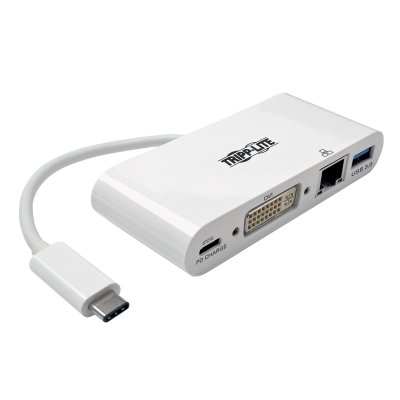 USB 3&period;1 Gen 1 USB-C to DVI Adptr w&sol;USB-A
